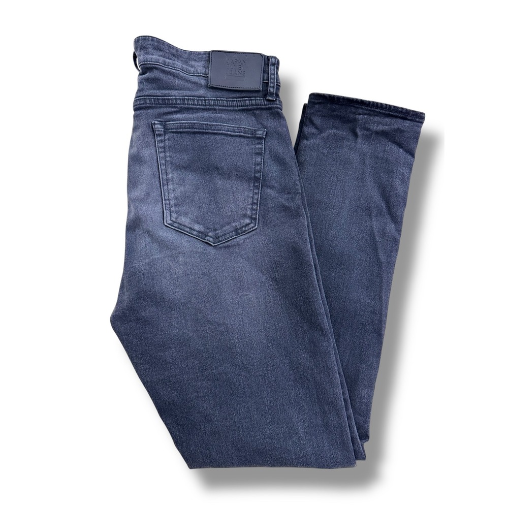 Japan Blue Jeans 12oz Ultra Stretch Jeans Faded Black JBJE11103A Mens‎ L 33x29.5